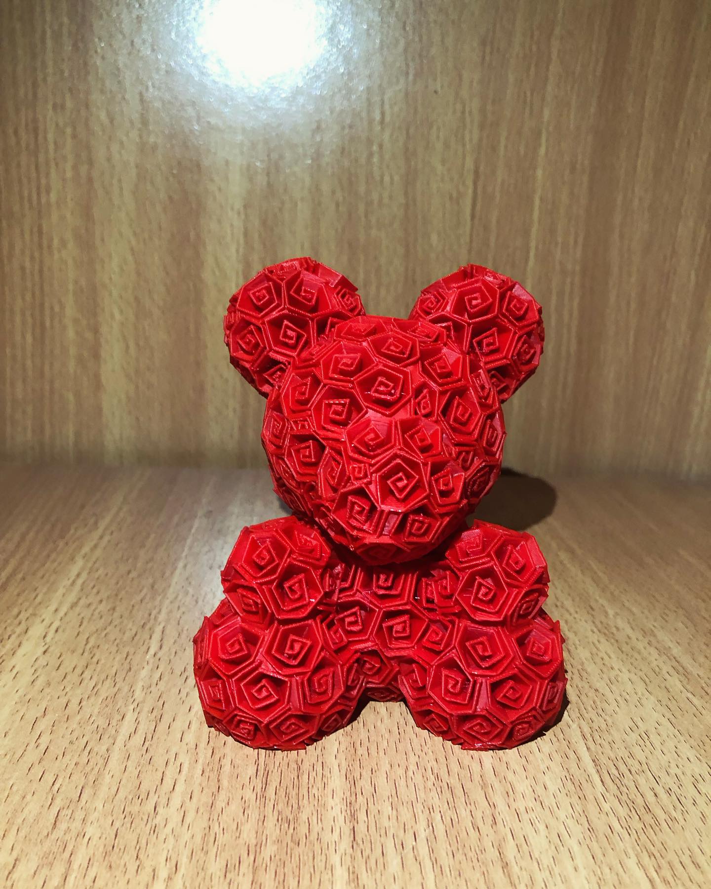 Urso com rosas