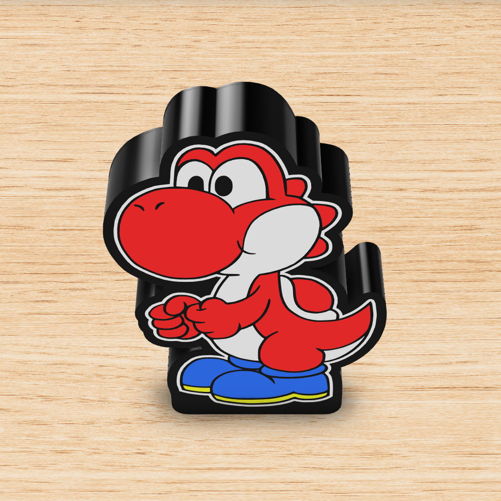 Candeeiro Red Yoshi