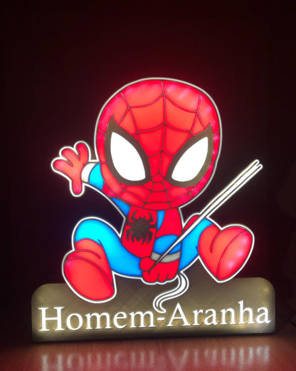 Candeeiro Homem Aranha