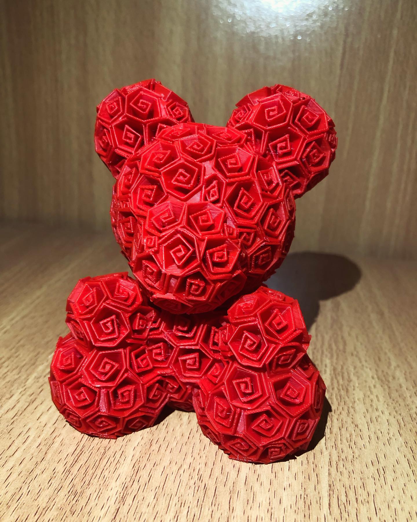 Urso com rosas