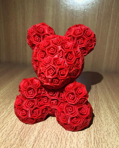 Urso com rosas