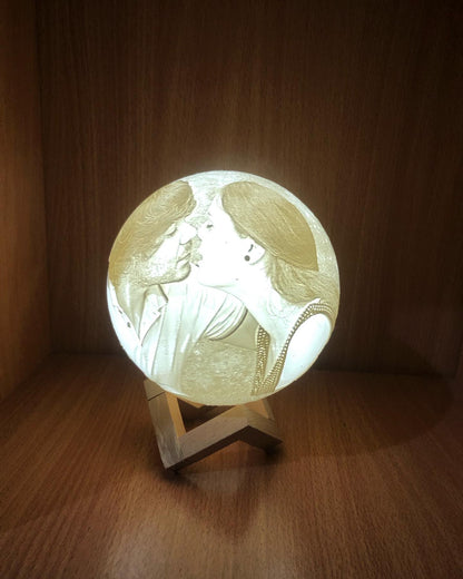 Lua Iluminada Personalizável - 16 CORES