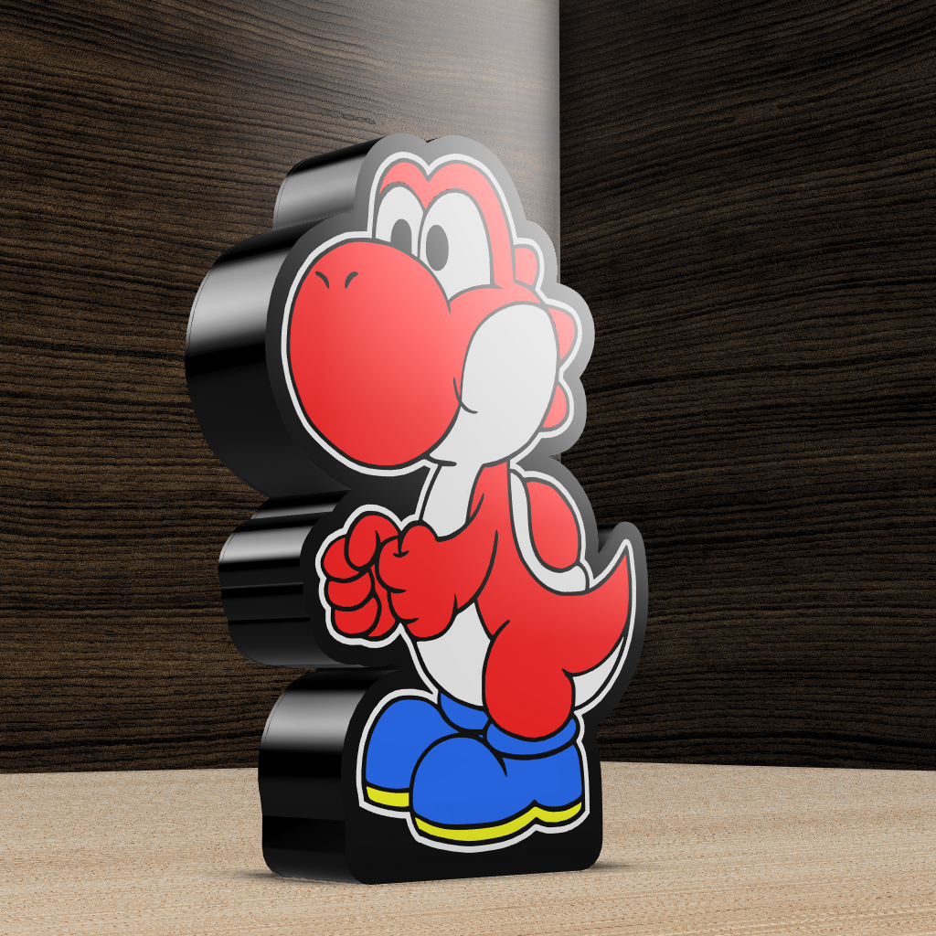 Candeeiro Red Yoshi