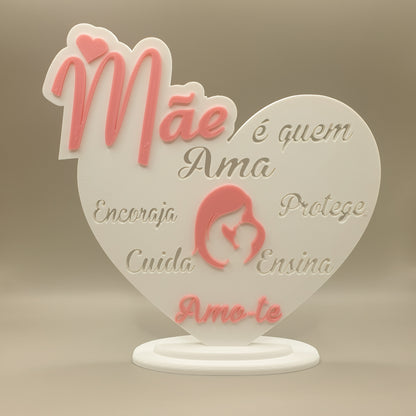 Placa Dia da Mãe