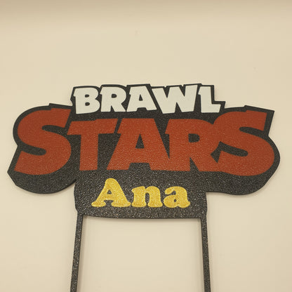 Topo de Bolo Nome Brawl Stars